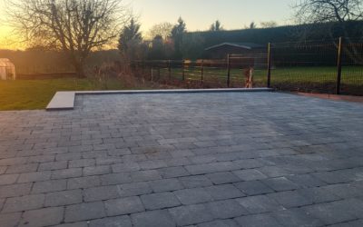 Aménagement d’une propriété en pavé de béton à Bonneville