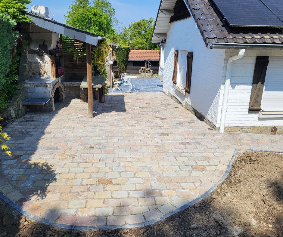 Terrasse de kandlas multicolores 14x20x5/7 cm